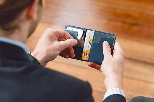 Miniatura 5 de Bellroy - Cartera delgada Slim Sleeve (cuero de primera calidad, bolsillo delantero, diseño delgado tipo bifold con capacidad para 4 12 tarjetas y