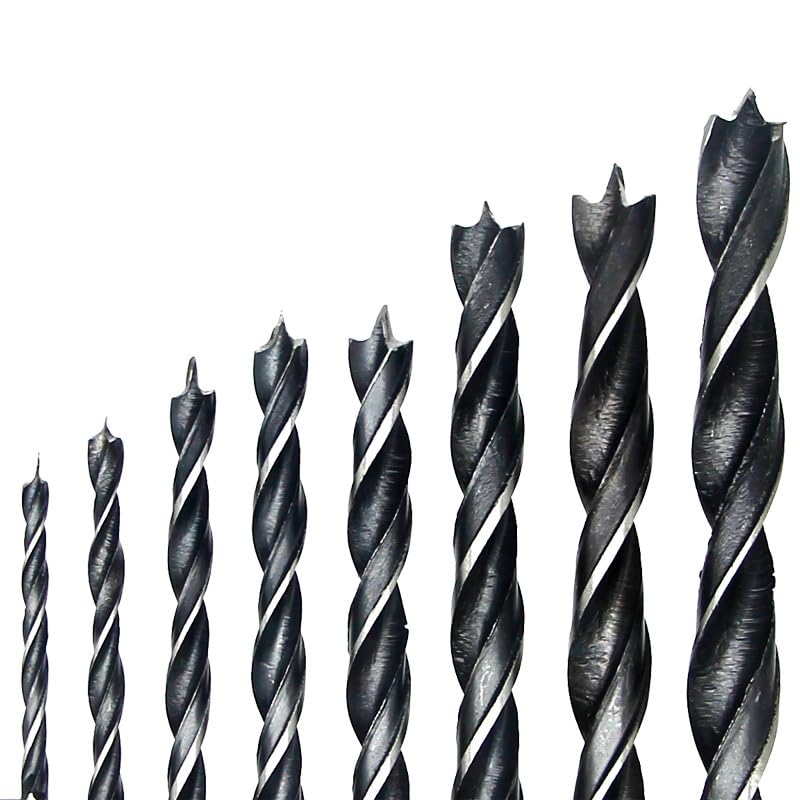 3pcs Three-Point Woodworking Drill Bit Perforating Support Drill Electric Drill Rotary Head Wood Plank Hole Twist Drill Bits Set(5mm)