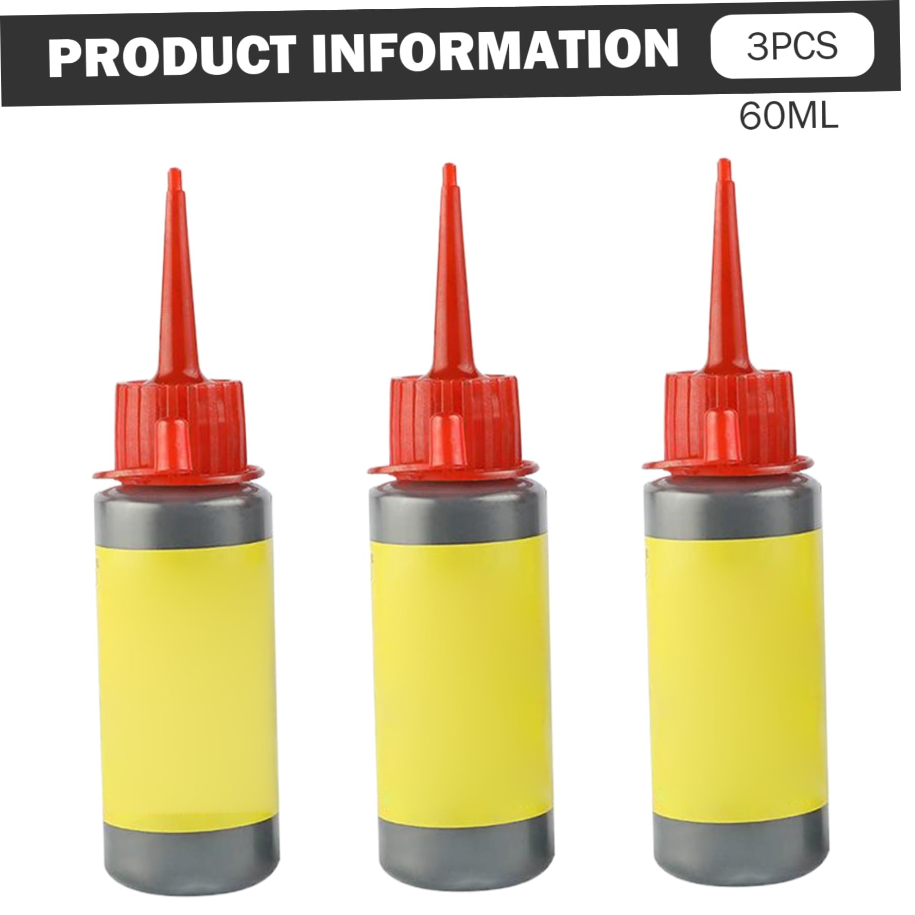 Graphite Powder Lubricant, 3Pcs 60ml Graphite Powder Long-Lasting No Dust Formula, Dry Lubricant for Car and Multifunctional Locks — view 2