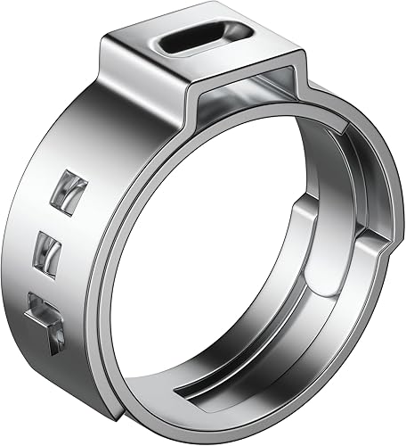 Miniatura 7 de PEX - Juego de anillos de abrazadera de cincha (120 unidades), 5 tamaños en 38 pulgadas 12 pulgadas 58 pulgadas 34 pulgadas 1 pulgada, abrazaderas