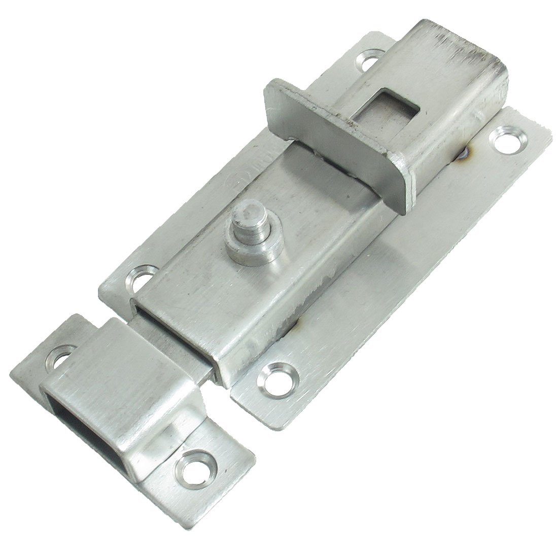 Aexit 3" (Construction hardware) Automatic Press Key Silver Tone Stainless Steel Door (87ry63qf161) Guard Bolt