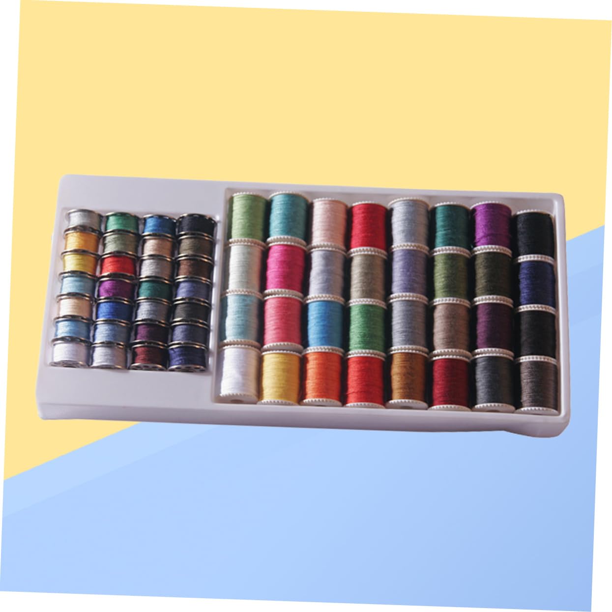 Poliestere Set di Fili da Cucito 60 Pezzi per Ricamo e Quilting