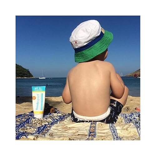 Thinksport Kids Spf 50+ Mineral Sunscreen – Safe, Natural Sunblock For Children - Water Resistant Sun Cream – Broad Spectrum Uva/Uvb Sun Protection – Vegan, Reef Friendly Sun Lotion, 6Oz #TOP4