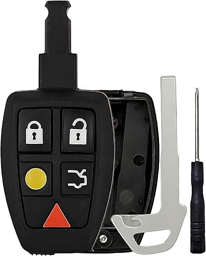 1 carcasa para llavero de repuesto compatible con vehículos Volvo - MPN LTQV0315TX-02 (sin electrónica ni chip en el interior)