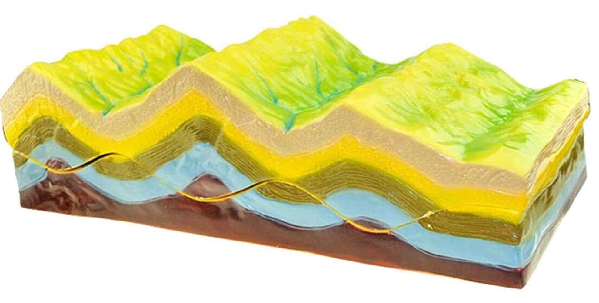Modello Geografico, Struttura delle Pieghe E Suo Sviluppo Geomorfologico, Materiale Scientifico Ed Educativo