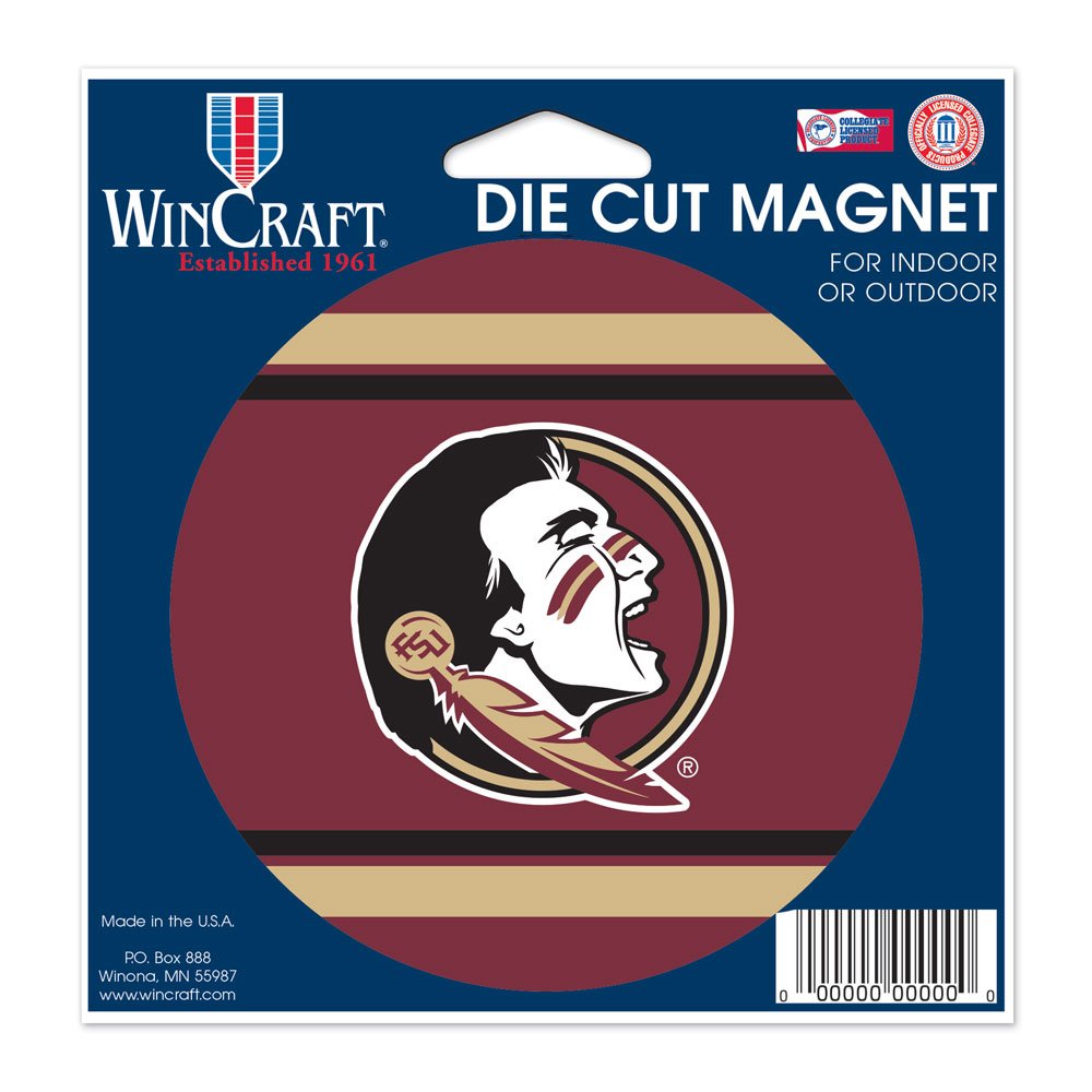 WinCraftWinCraft Florida State Seminoles Official NCAA 4.5 inch x 6 inch Car Magnet