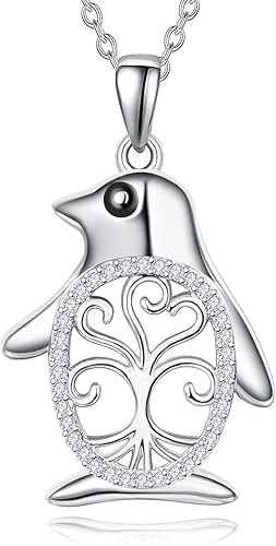 Sterling Silver Animal Necklace for Women Girls Valentine's Day Birthday Party Jewelry Gifts with 18''+2'' Chain