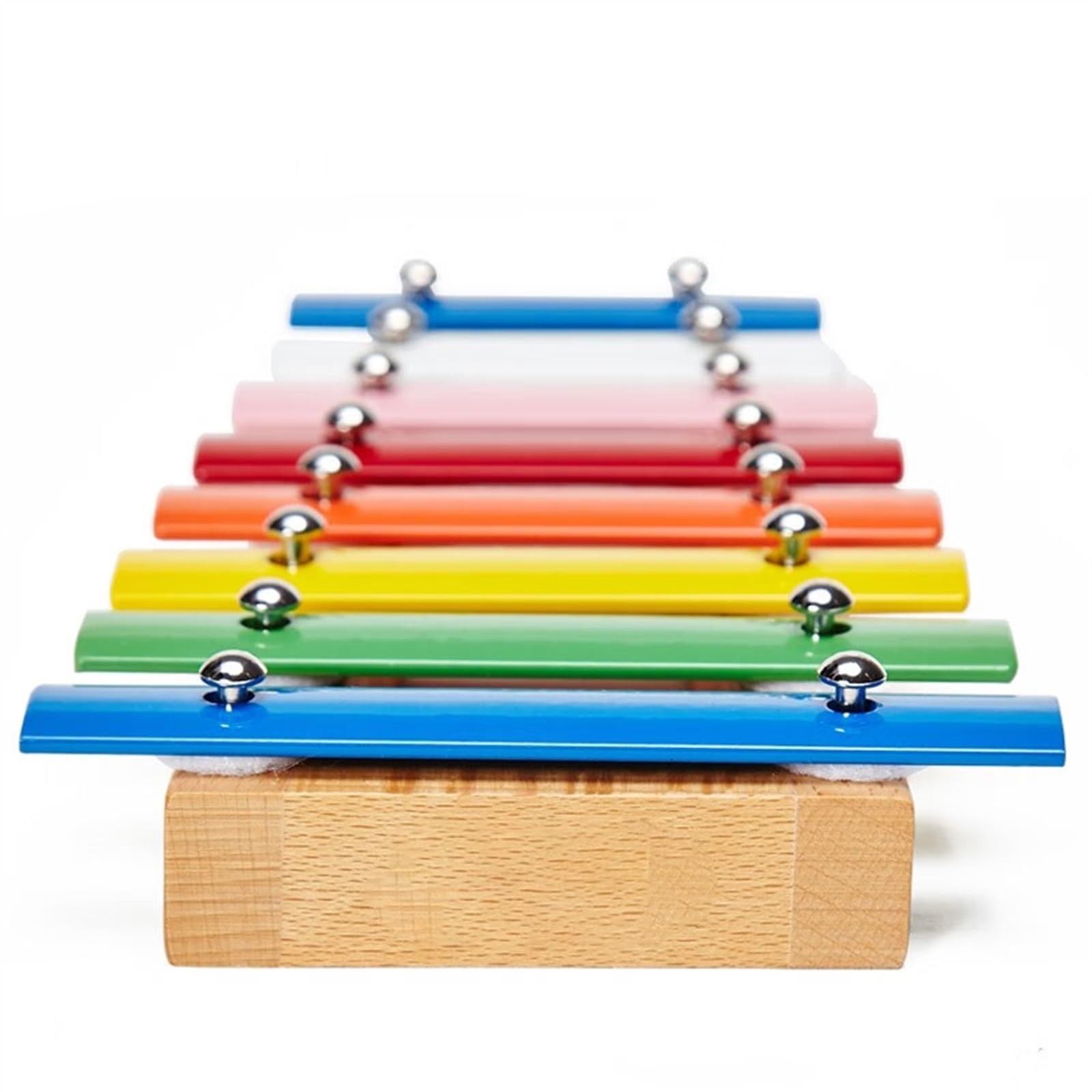 Glockenspiel Instrumento de percusión Glockenspiel de madera colorido de 8 tonos