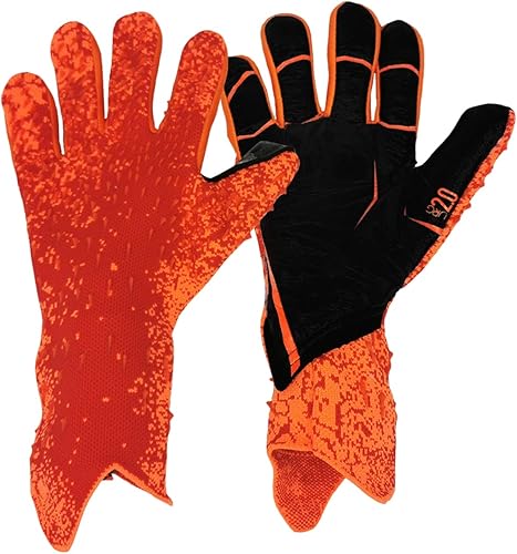 Miniatura 7 de Scott Edward Guantes de portero de fútbol para niños y adultos, kit de portero de fútbol premium, súper agarre y protección, talla 678910