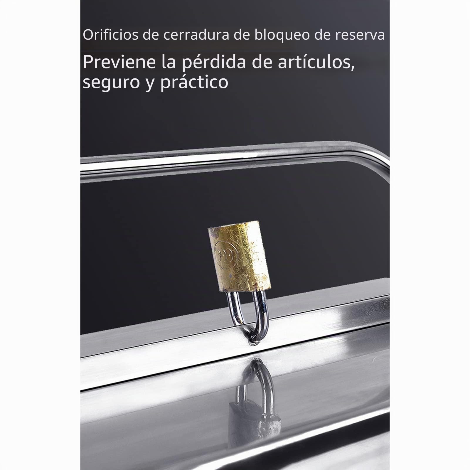 Caja de Herramientas Voladiza de Acero Inoxidable con 5 Bandejas, Organizador de Almacenamiento Plegable para Diversas Herramientas (460)