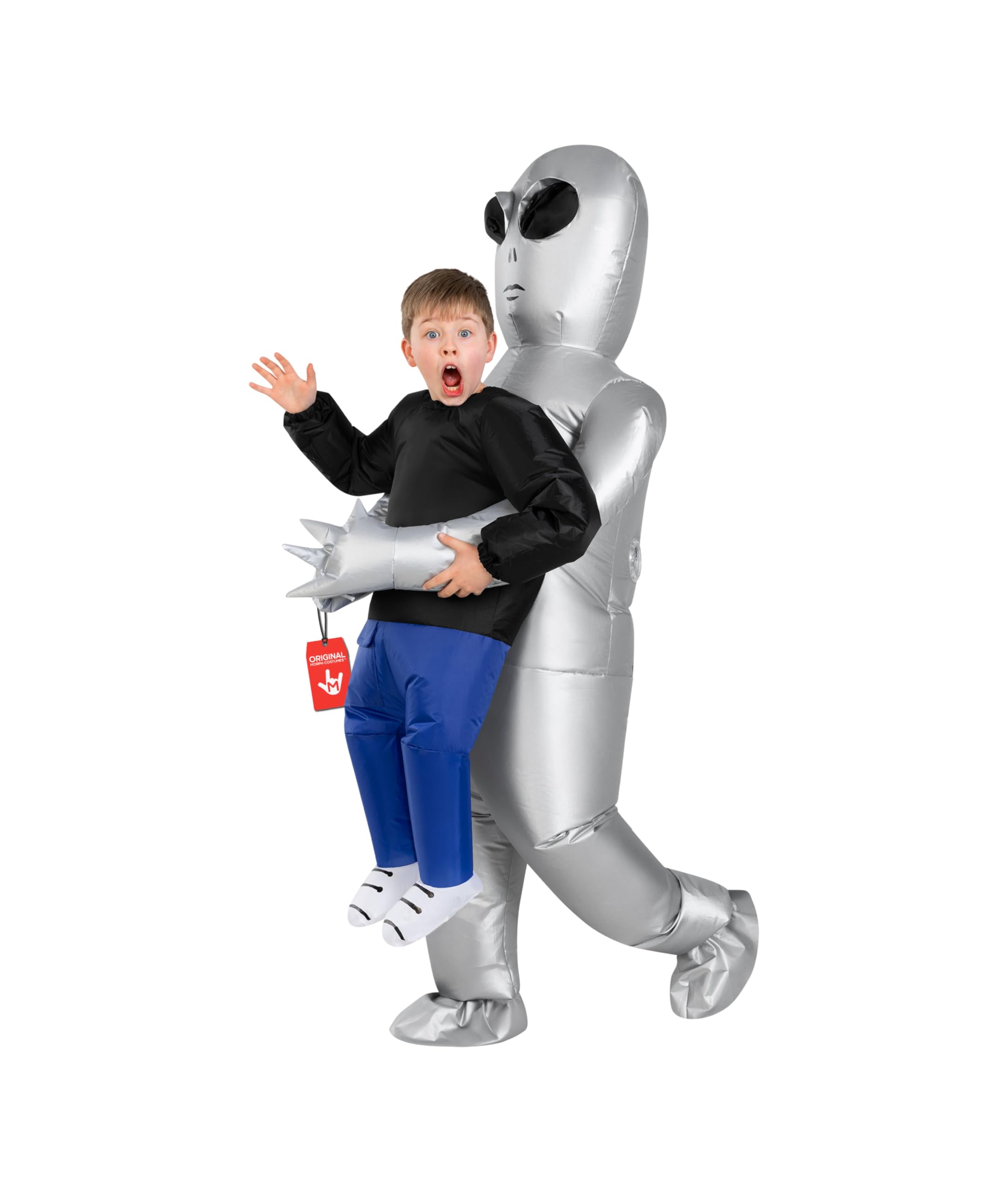 Morph Alien Kostüm Kinder, Karneval Kostüm Alien, Aufblasbares Kostum Kinder, Karneval Kostum Aufblasbar, Faschingskostüme Kind Junge & Mädchen