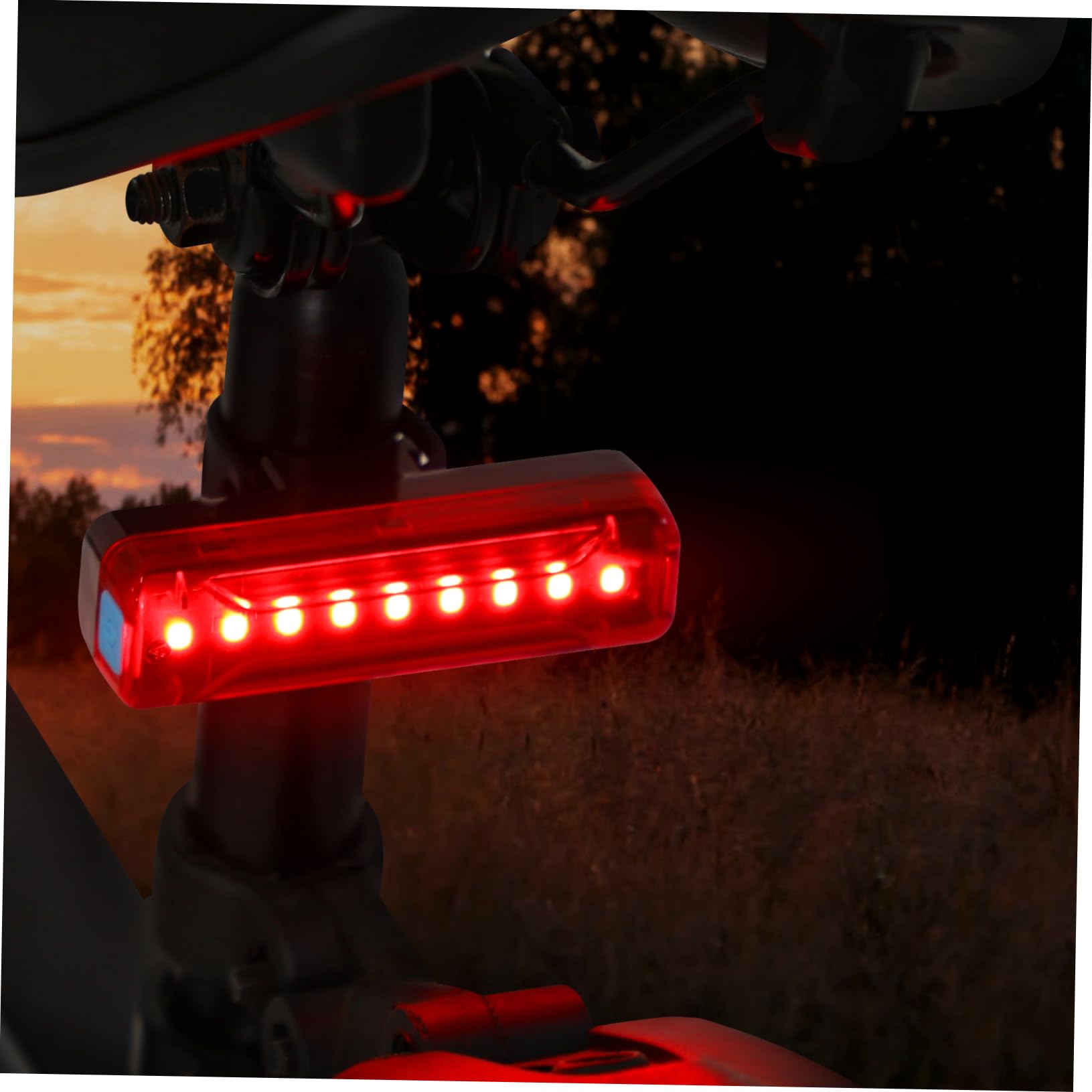 TOYANDONA 1 Juego Faro de Bicicleta Luces de Bicicleta Noche Faros Delanteros de Bicicleta luz de la Bici Bike Luces para Bicicleta luz Delantera de Bicicleta Faro para Ciclo AbS Negro