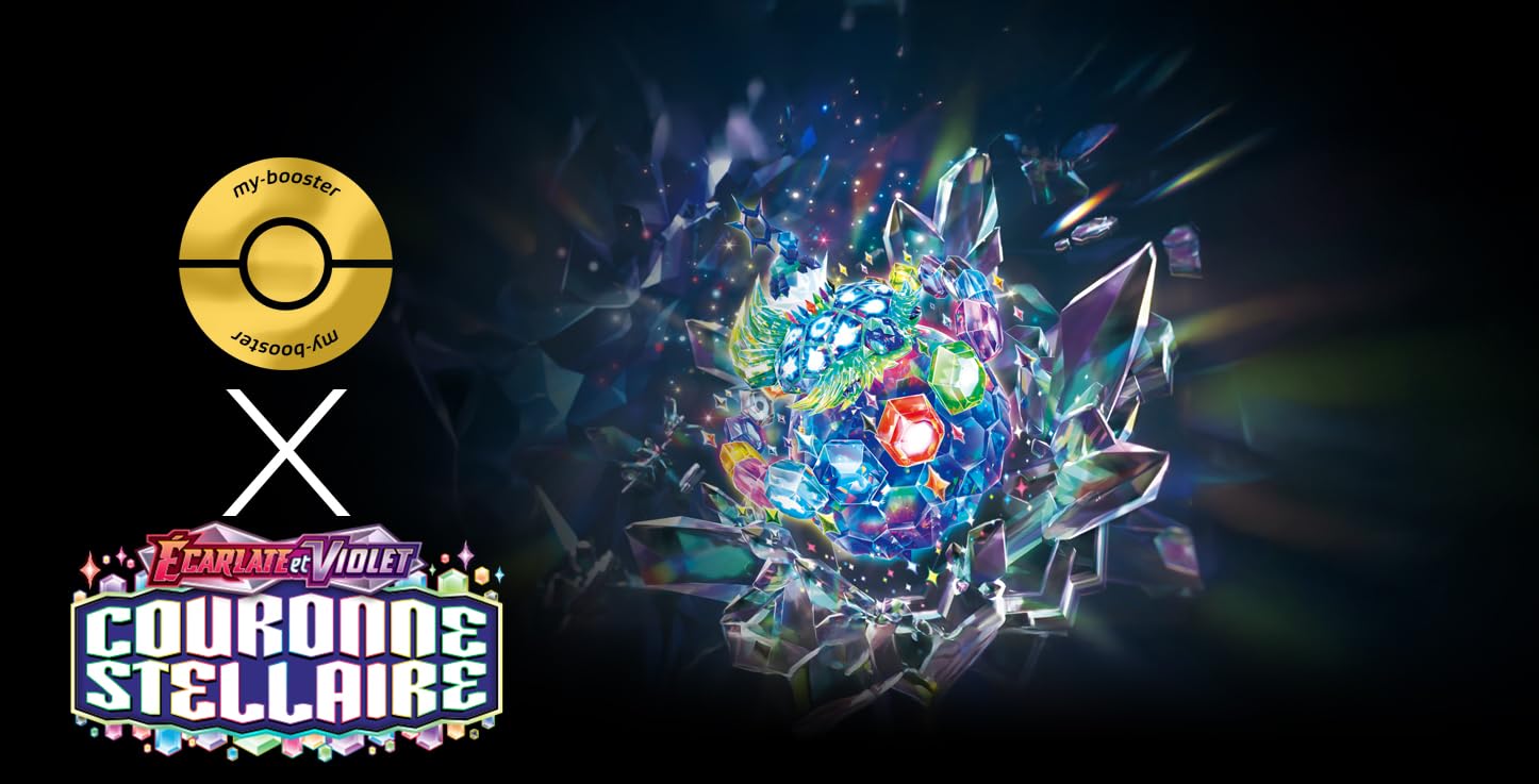 my-booster Lokhlass ex (Lapras ex) 158/142 Full Art Teracristal Secreto X Écarlate et Violet 7 Couronne Stellaire - Box di 10 carte Pokémon Francese