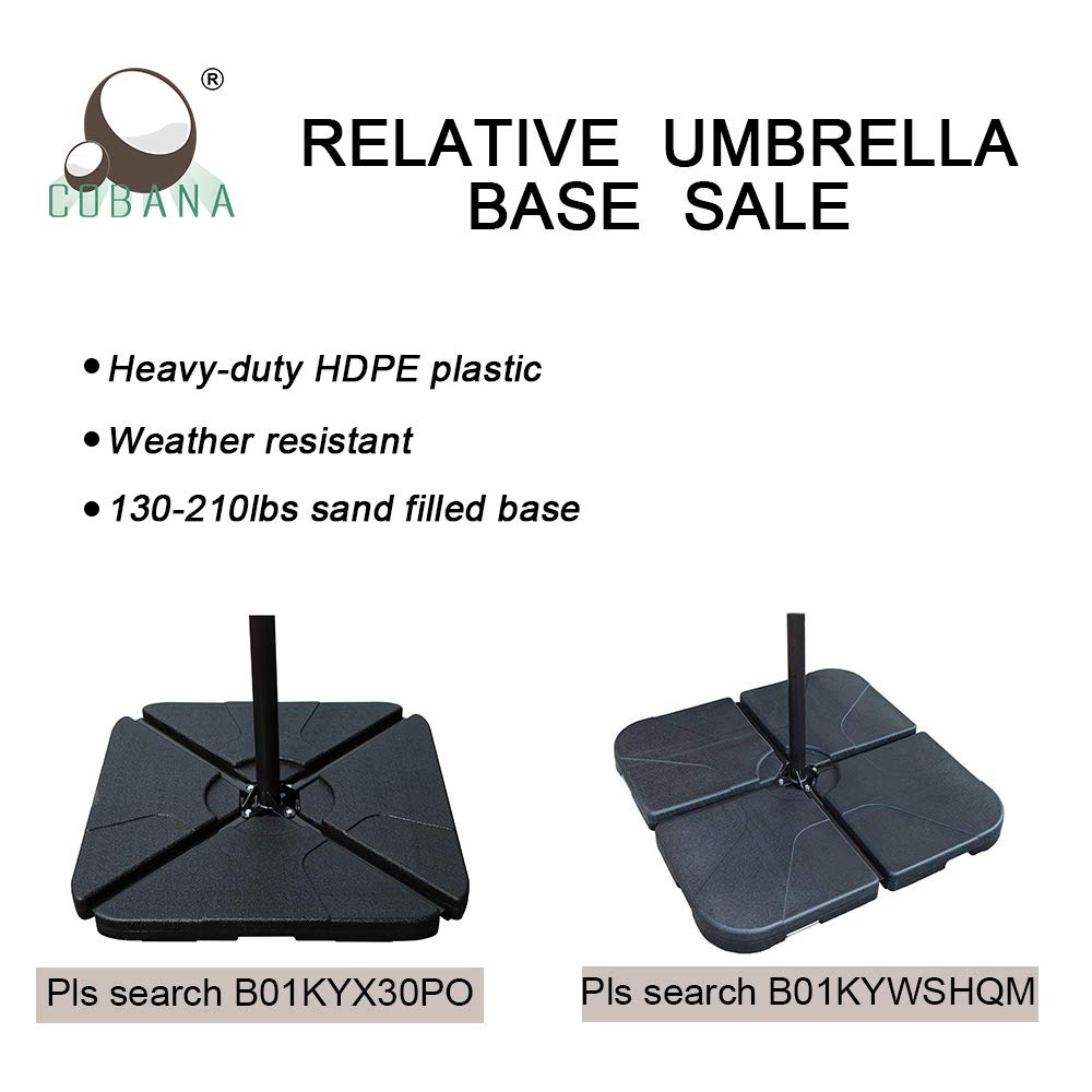 Amazon Com Cobana Cantilever Umbrella