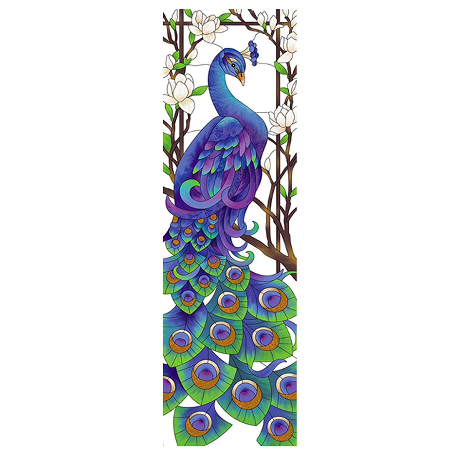 Church stained glass window film,Window sticker Art Glass Film Stained Window Opaque Sticker Self Adhesive/Static Cling Decor Privacy,C opaque,90x120cm