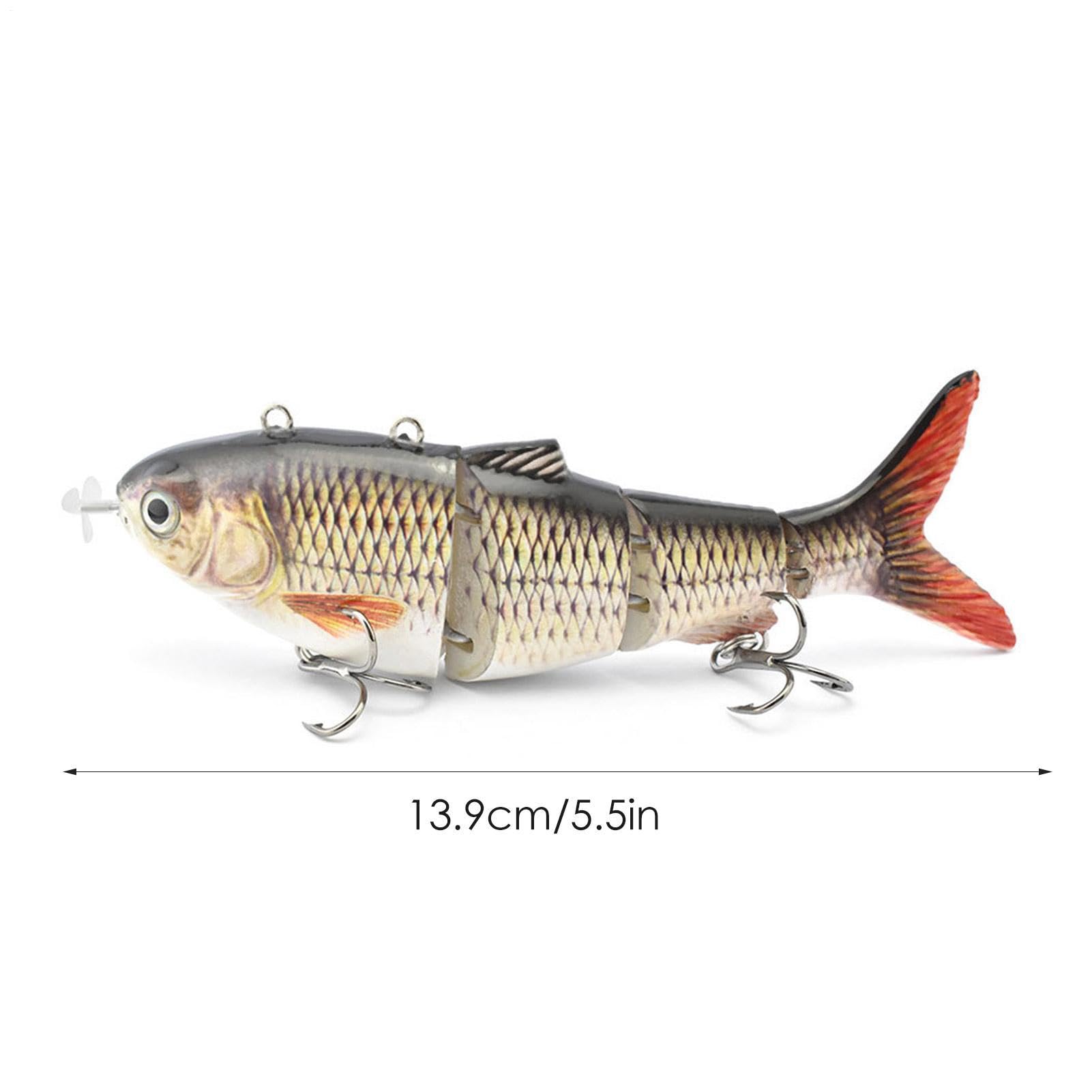 Esca da pesca animata Esca da nuoto ricaricabile USB