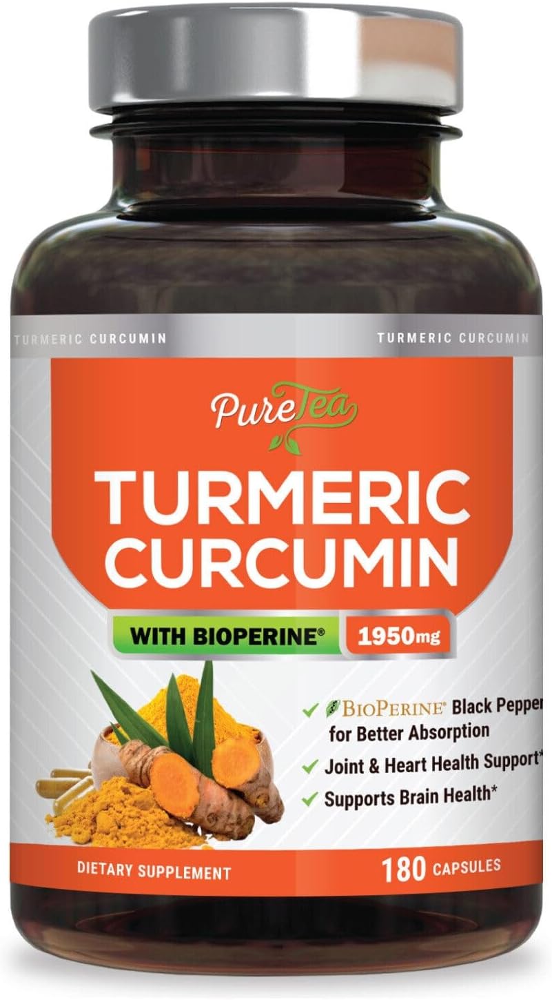 Turmeric Curcumin Highest Potency 95 1950mg with Bioperine