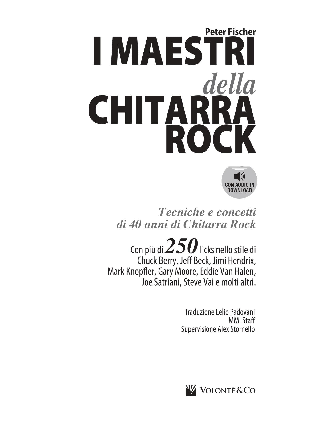 I maestri della chitarra rock. Con CD Audio