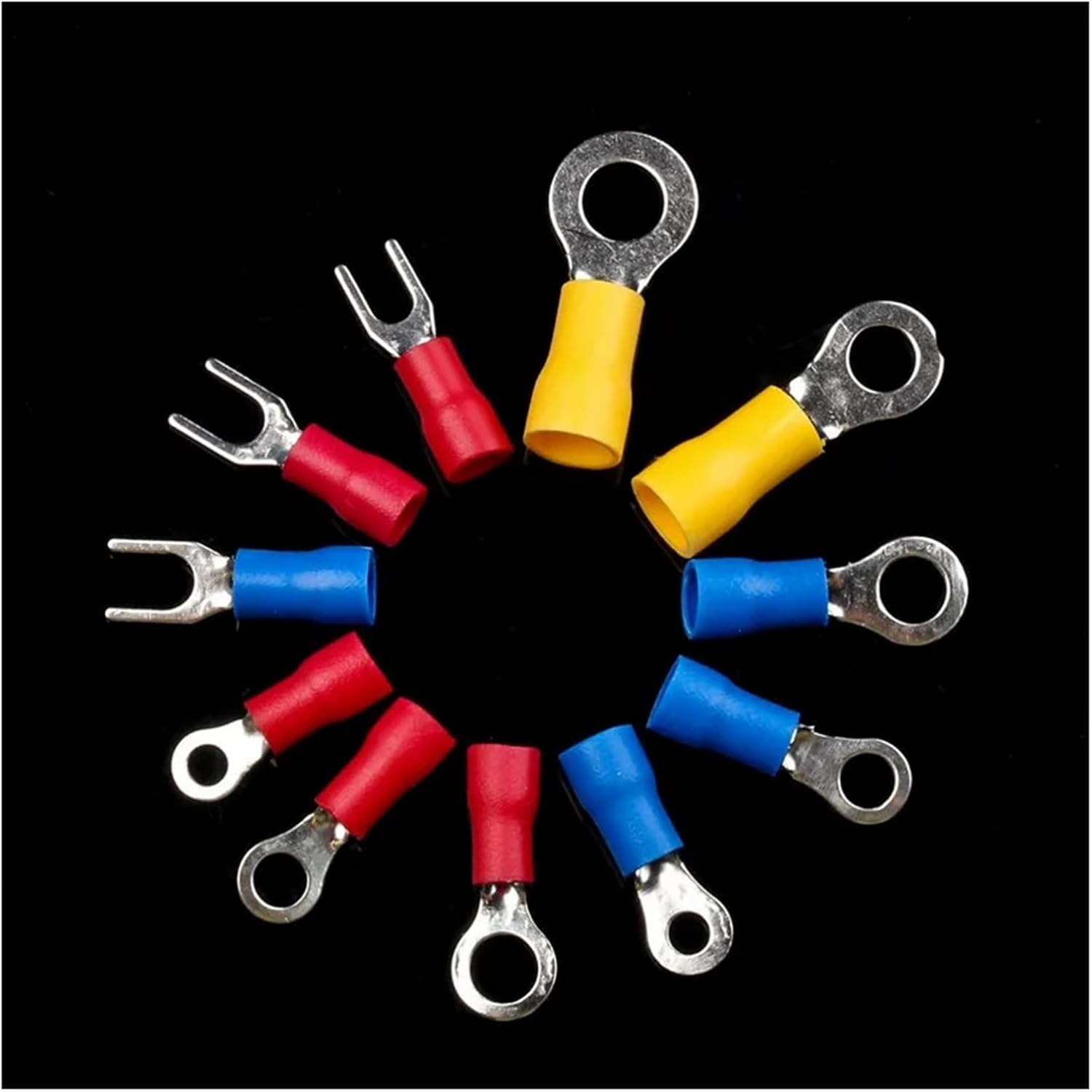 300pcs Assorted Electrical Wire Crimp Terminals Kit Full Insulated Terminator Spade Butt Connectors Assorted terminales Set VUQLDHAYZ