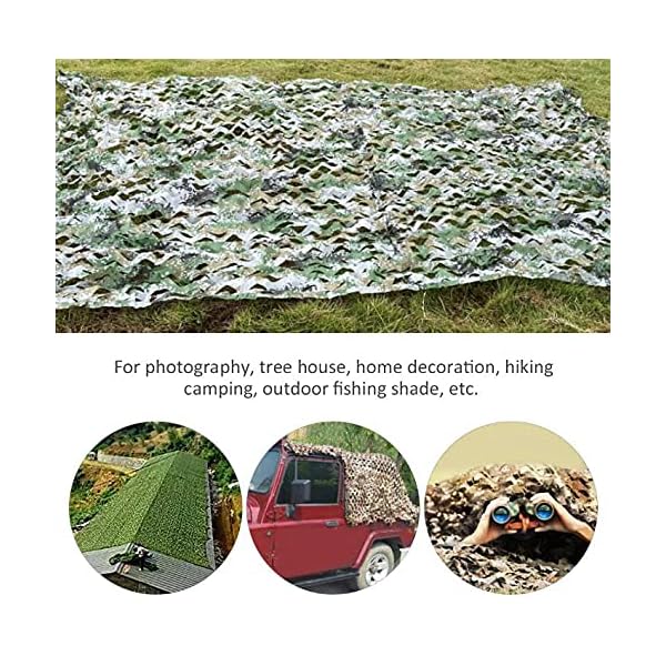 Tarnnetz, Jagdschießen Hide Army Military Dschungel Tarnnetz Tarnnetz Sonnenschutz Camouflage Netz Tarnung Woodland… – Bild 8