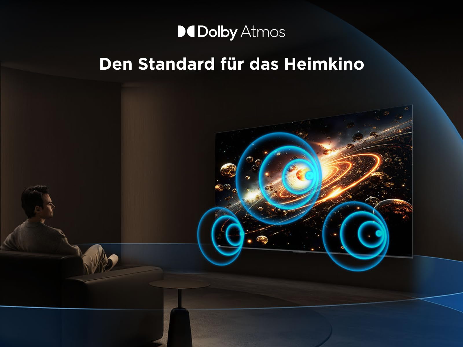 TCL 50Q7C 50 Zoll QD-Mini LED Fernseher, 4K HDR Premium 2000, Smart TV unterstützt durch Google TV (Dolby Vision IQ & Atmos, HVA-Panel, 144Hz Motion Clarity Pro, Freihändige Sprachsteuerung)
