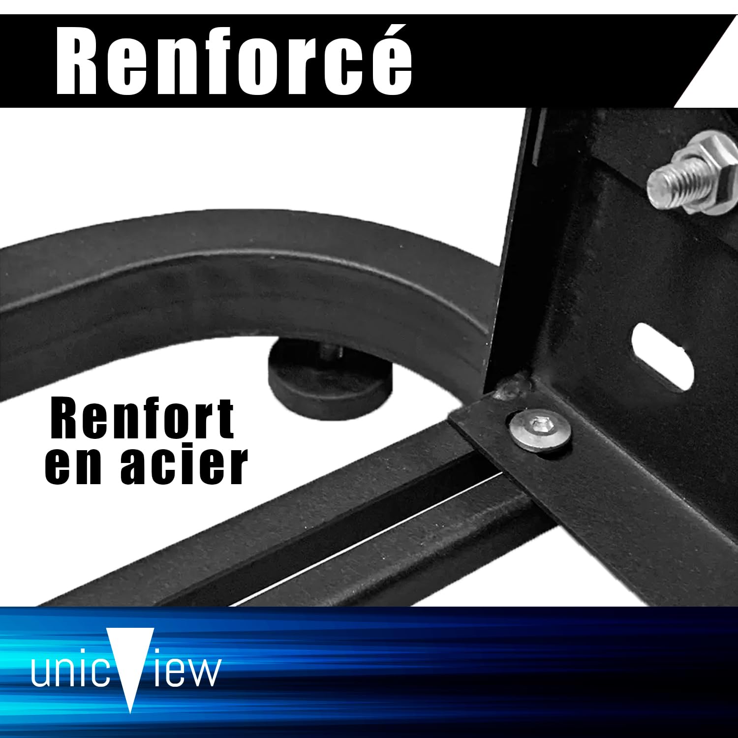 Unicview Adaptador Cockpit SimRacing para Soporte para volante Logitech G29 G920 G923, Thrustmaster T150 T500 T300 TX TH8A, PS4 PS5, Xbox Fanatec, Totalmente ajustable, Valido para silla gaming