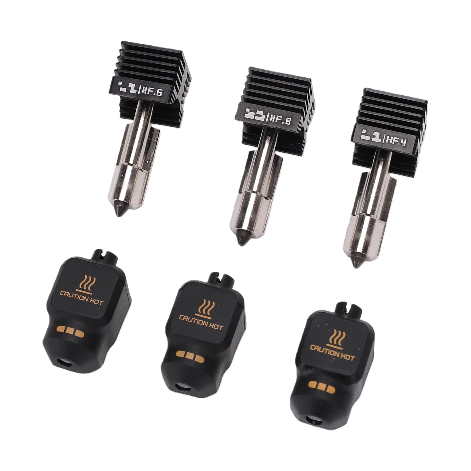 SEAFRONT Hotend para Impresora 3D, Boquillas 0.4 Mm 0.6 Mm 0.8, 3