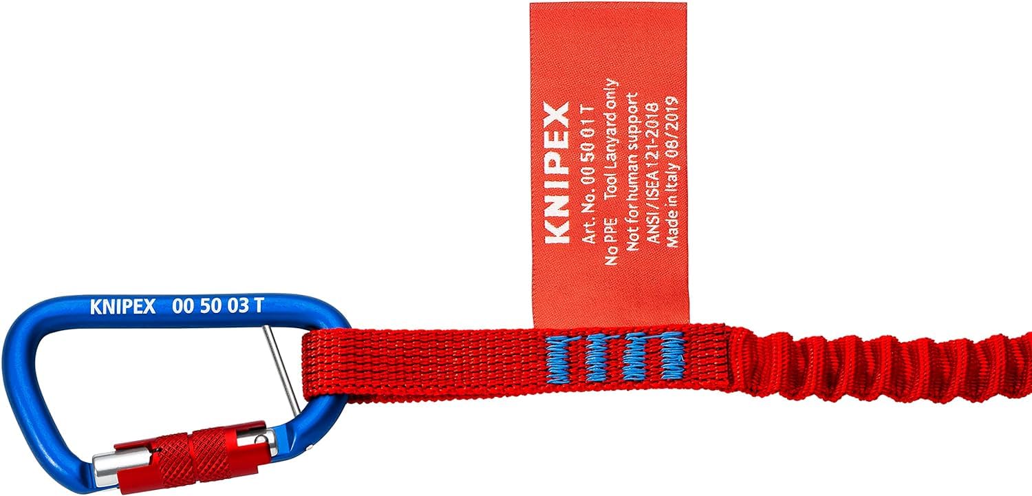 KNIPEX Moschettone 2 pezzi 82 mm, 00 50 03 T BK