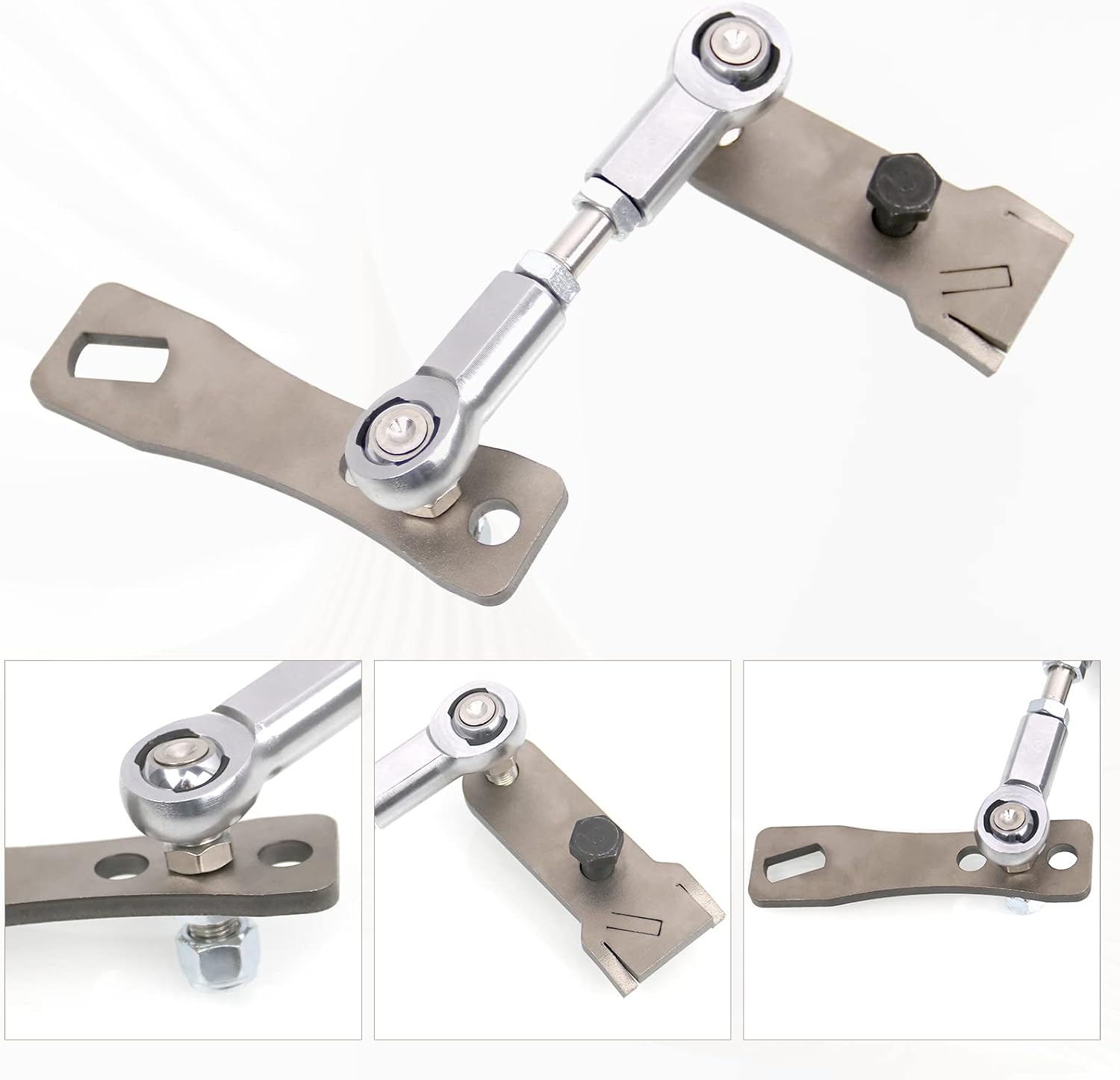 RULLINE Transfer Case Linkage kit Transfer Case Components Accessories Compatible with Jeep for Cherokee XJ for Comanche MJ 1986-2001 New Stainless Steel Material