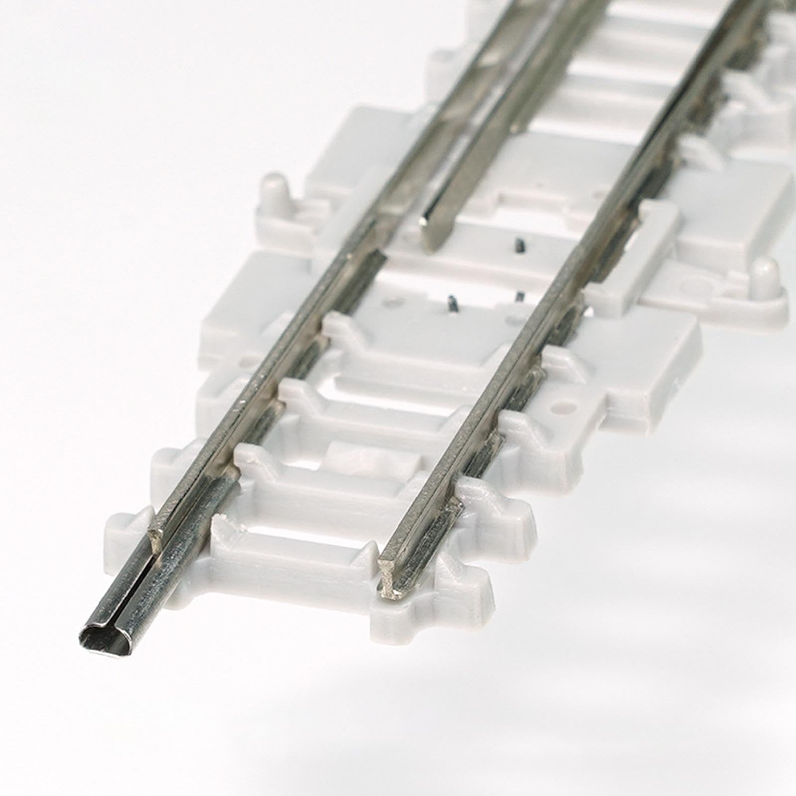 MagiDeal Modelo de Tren, Carril de desvío, Escala N, Calibre 0,9 cm, 19 cm x 1,65 cm, Aspecto Realista, Resistente, Escala 1/160, Cambiar a La Derecha