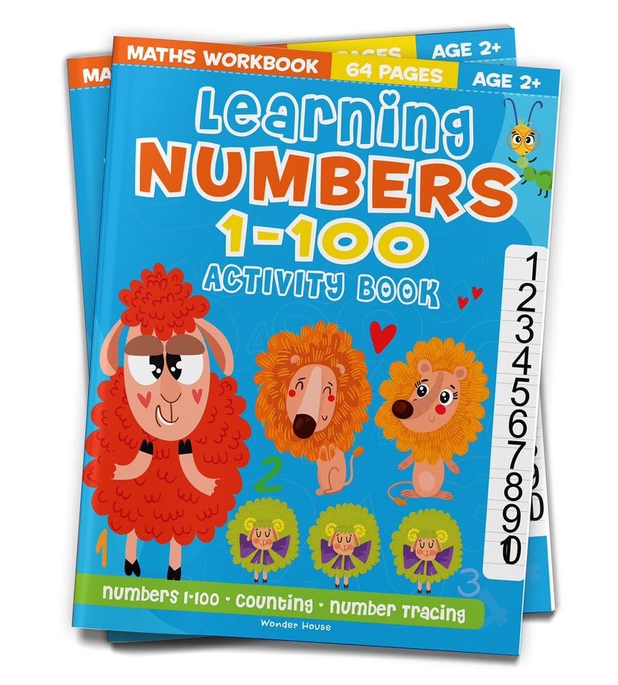 Learning Numbers 1–100: Activity Book for Children Fun Early Learning & Interactive Practice | Ages 4–7 | Count, Trace & Master Numbers with 100+ Activities
