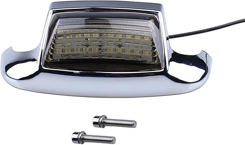 Luces delanteras ahumadas de punta de guardabarros, señales de giro LED, compatibles con Harley FLHP FLHTPI Touring Road King FLHR Electra Glide