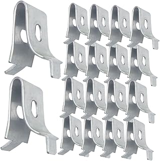 DOITOOL Bookshelf Brackets Shelving Bracket Clips 20pcs Shelf Bracket Clips Stainless Steel Pilaster Shelf Pegs Shelf Support Pegs Shelves