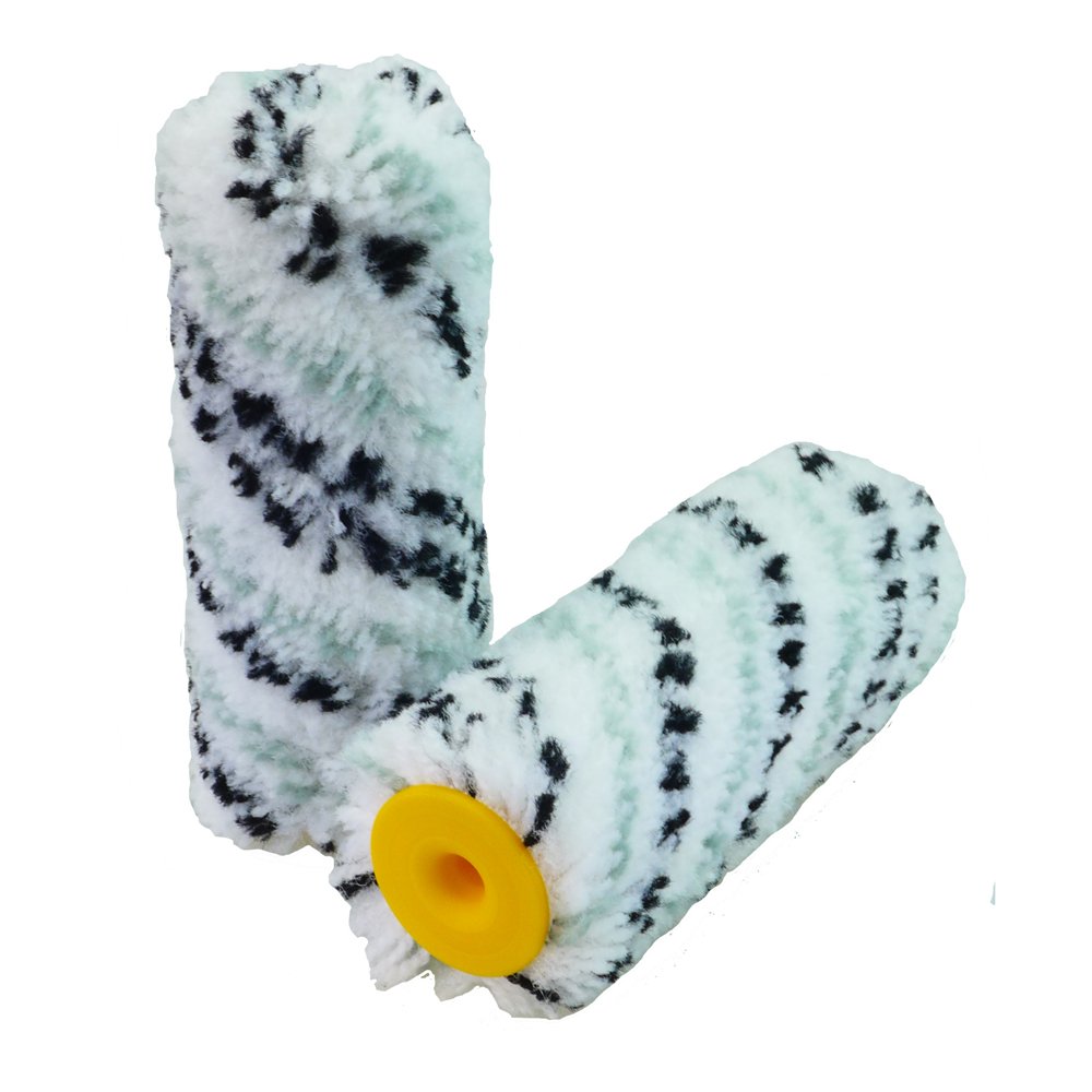ROTIX -90295 3 x wałek malarski o szerokości 12 cm, bardzo gruby 11 mm runo poliamid (nylon) do farb dyspersyjnych wałek zamienny do wałka malarskiego