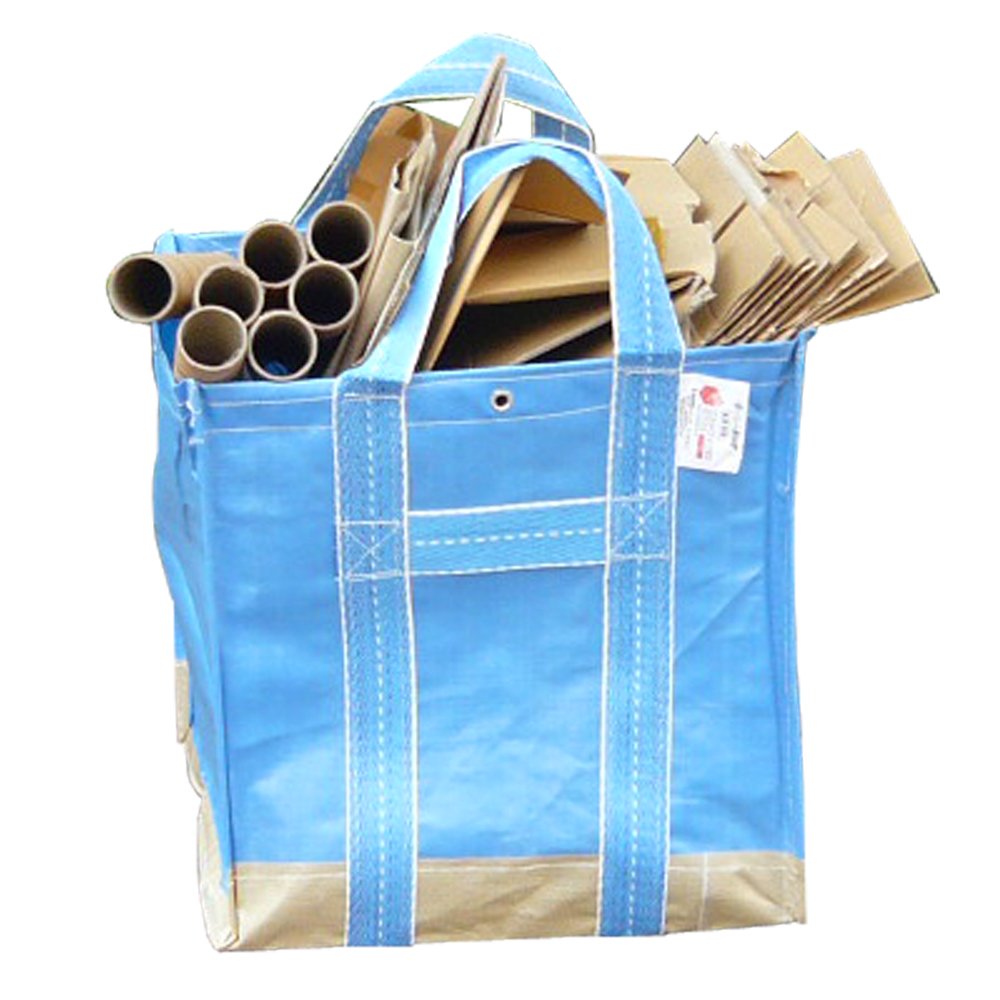 Amazon.co.jp: 自立式フレコン (フレームあり) (青 10袋入) 手持ち運搬