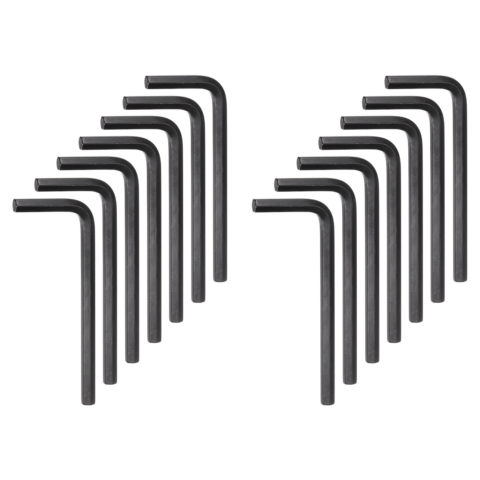 HARFINGTON 30pcs Hex Key Wrench 6mm Metric CR-V L Shaped Hexagon Head Repairing Tool