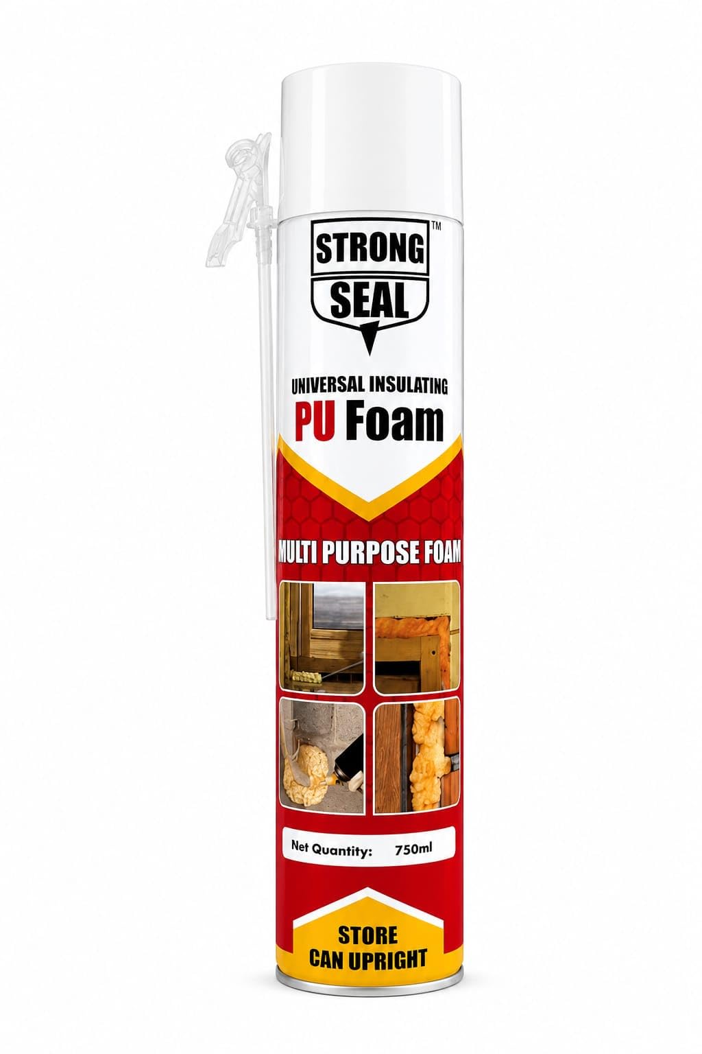 PU Foam Insulation Sealant | For Sealing Joints Cracks Gaps And Holes | Expandable PU Foam Formula | Insulation Application | Surface Filling Material | Construction Maintenance Use - 750g-image-48