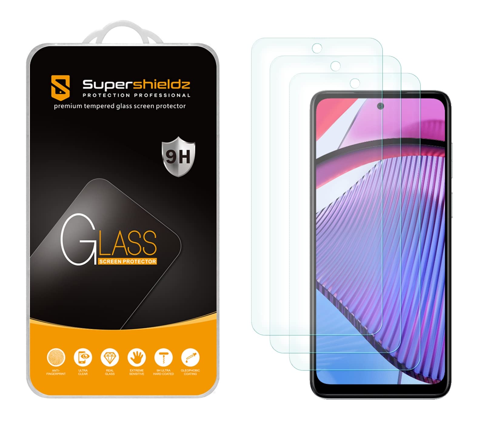 Supershieldz - Protector De Pantalla Para Reloj Inteligente Fossil Sloan HR Gen 4, Protector De