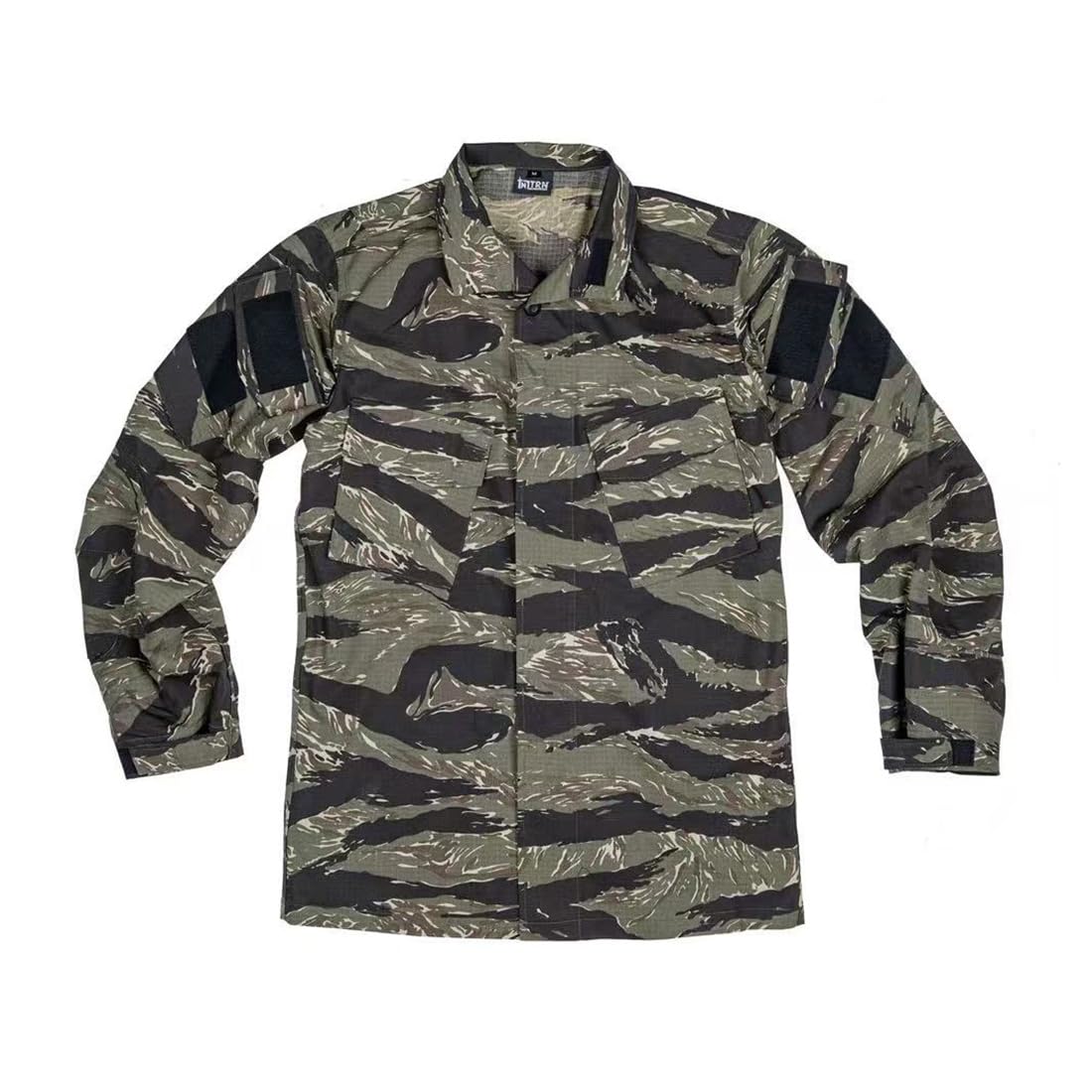 Camiseta táctica de combate para hombre, de algodón, transpirable, militar, manga larga, para exteriores