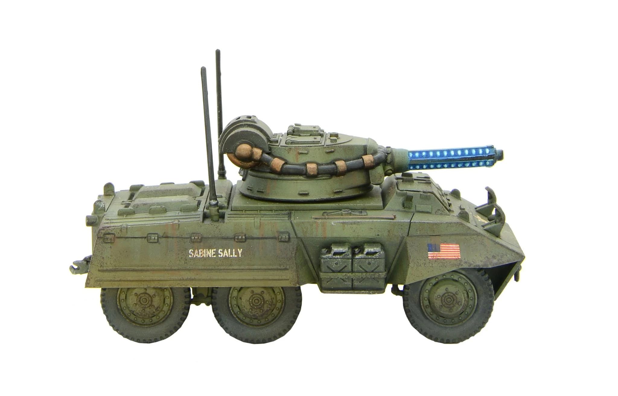 M8A3 Tesla Scout Car - United States Miniature for Konflikt 47 Highly Detailed 28mm Scale Miniature by Warlord Games - Image 4