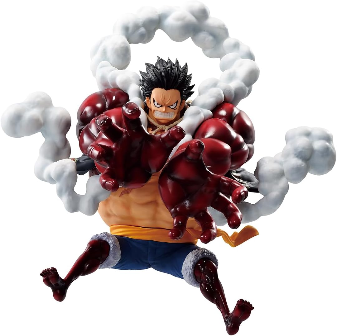 Ichibansho Figure - One Piece - Monkey D. Luffy Gear 4 (Road to King of The Pirates), Bandai Spirits Masterlise Collectible Statue