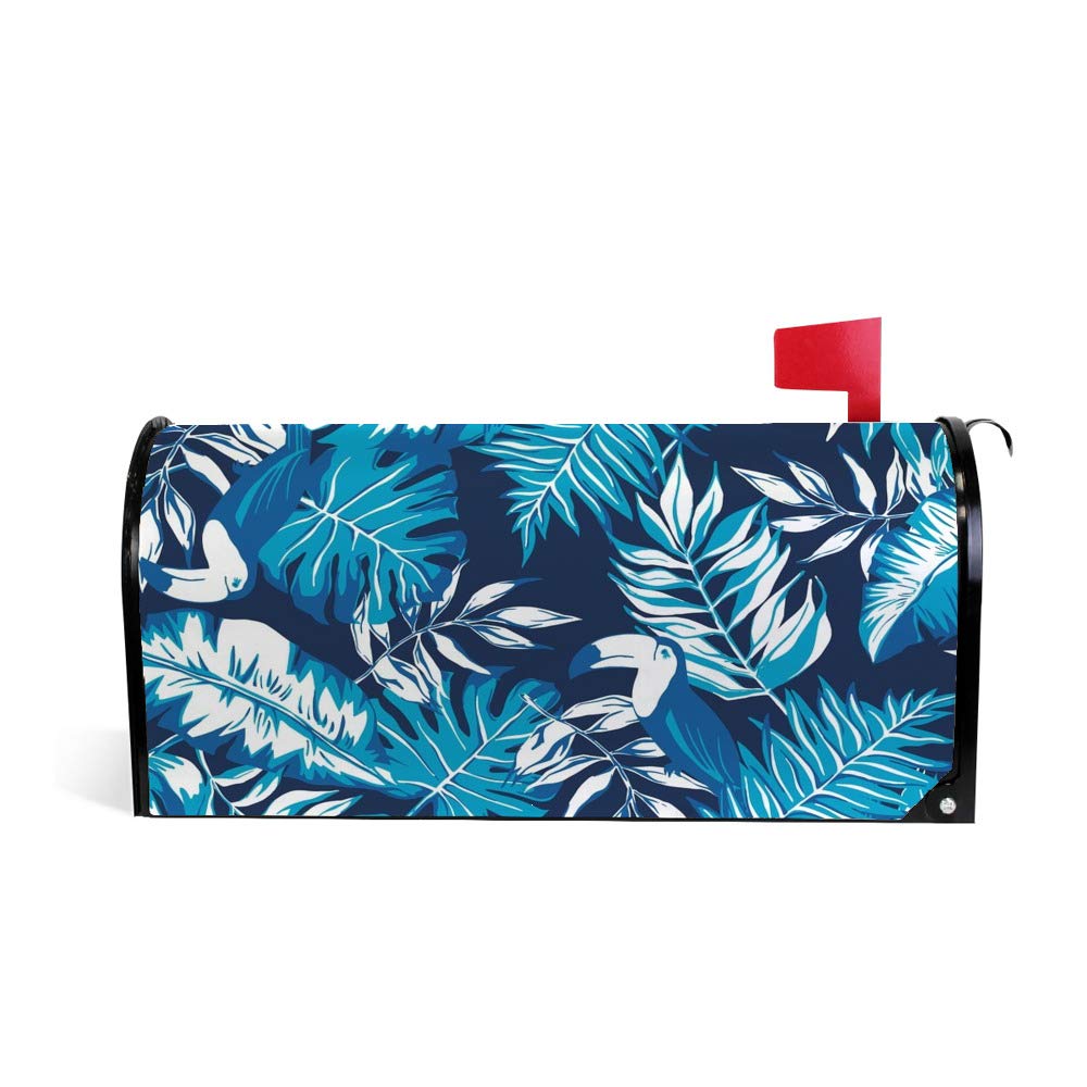 Couverture magnétique en PVC pour boîte aux lettres motif forêt