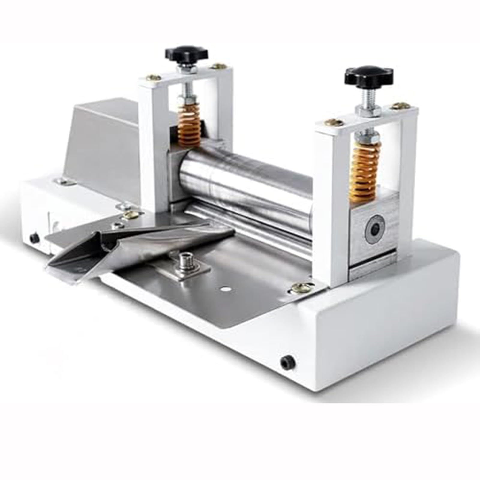Máquina de plegado de bordes de cuero, eléctrica de 28 W, presión ajustable, velocidades de hasta 50 m/min, ideal para procesos de plegado de bordes de cuero