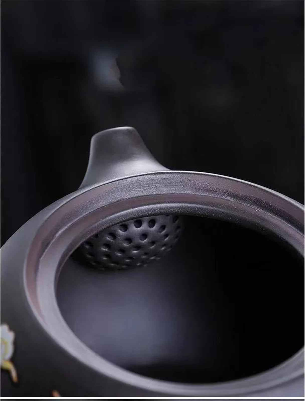 Théière, bouilloire à filtre, infuseur à thé Zisha 200 ml, théière en argile violette d'Yixing, décoloration due à la température, théière Xishi en terre noire, théières et cafetières de voyage, cof
