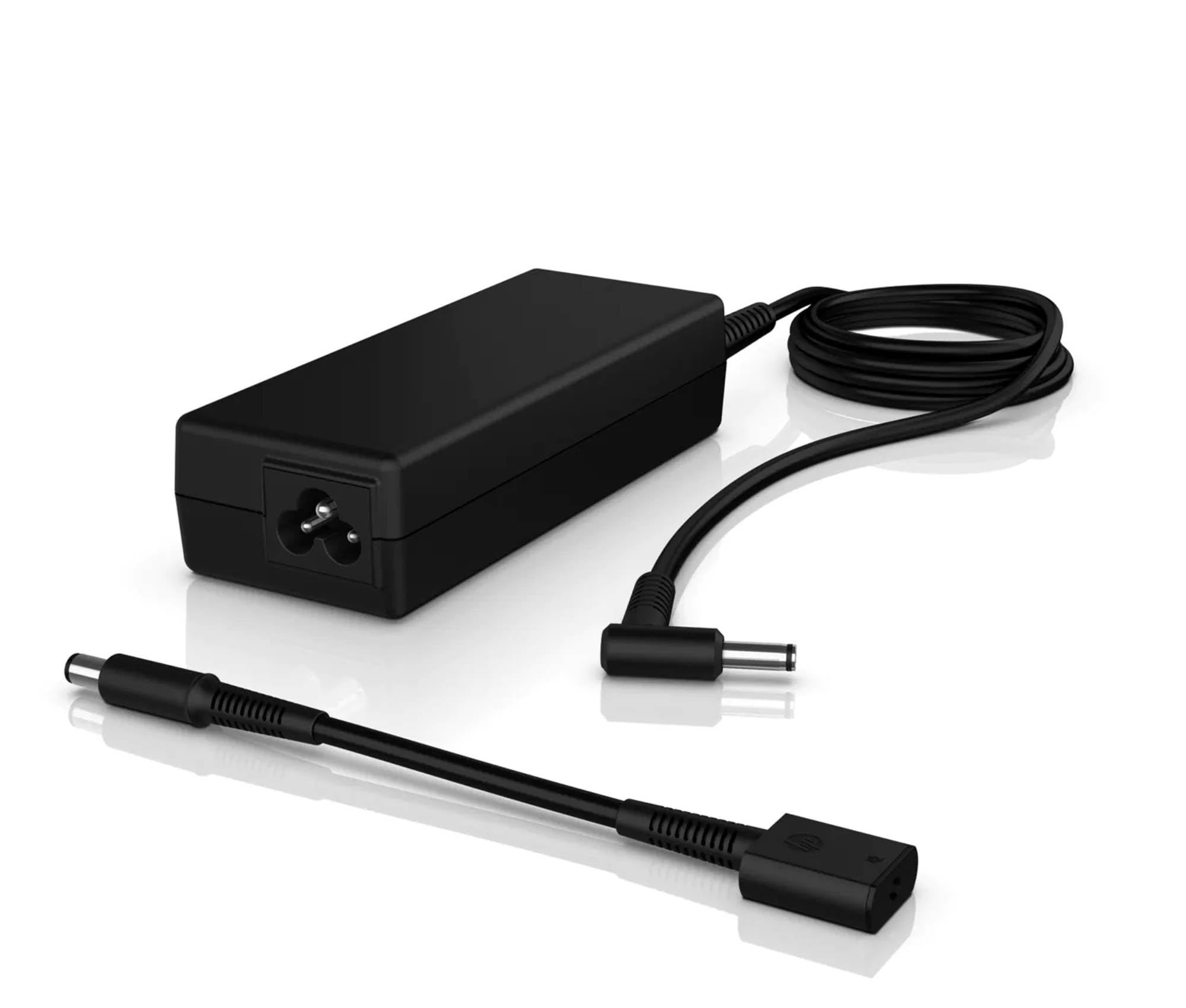 HP Adattatore Smart Power 90 W, Compatibile Chromebox All-in-One Pavilion, Connettore Smart AC Angolo Retto, Nero