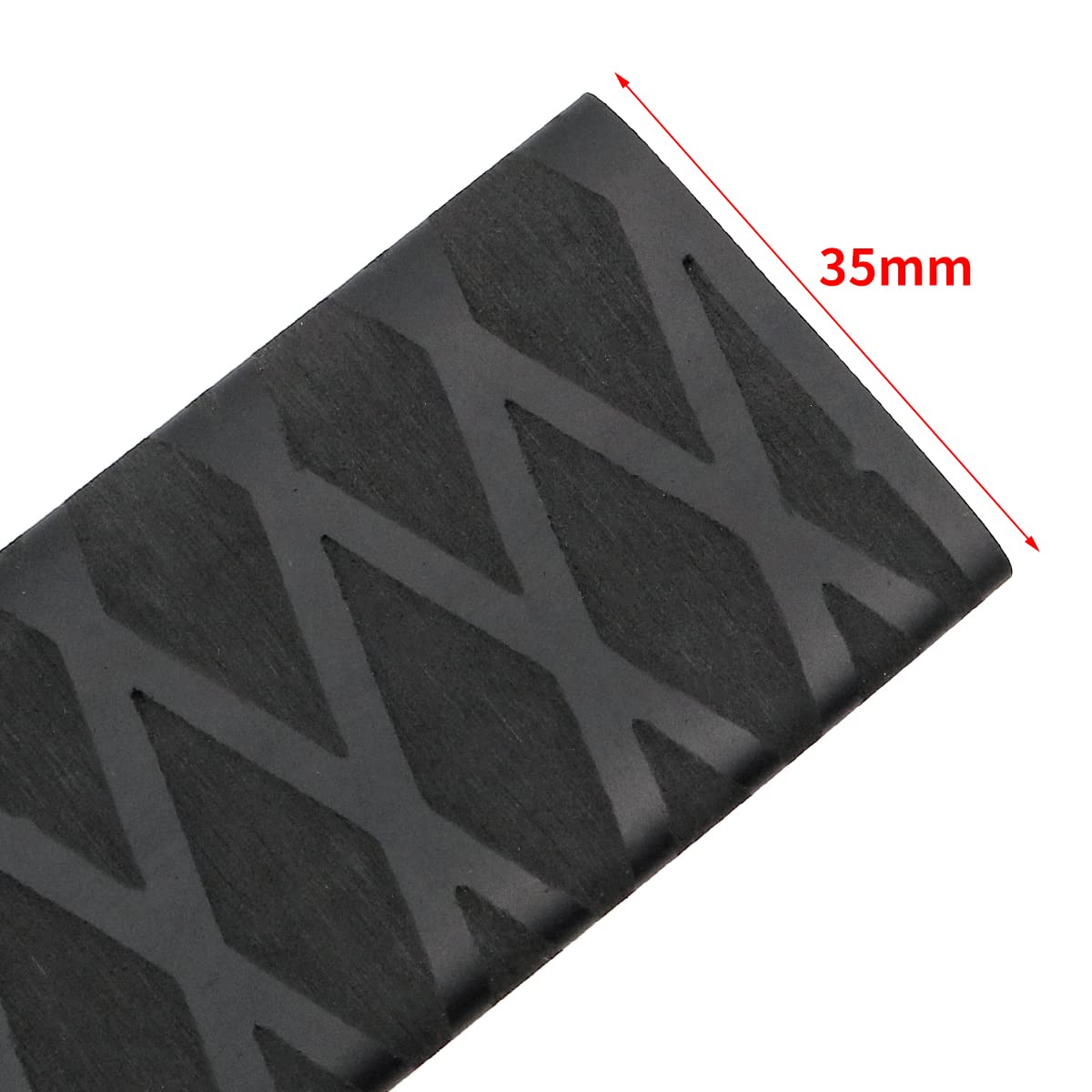 Guaina Termorestringente Nera 35mm | 1 Metro | Per Manici Attrezzi E Sport