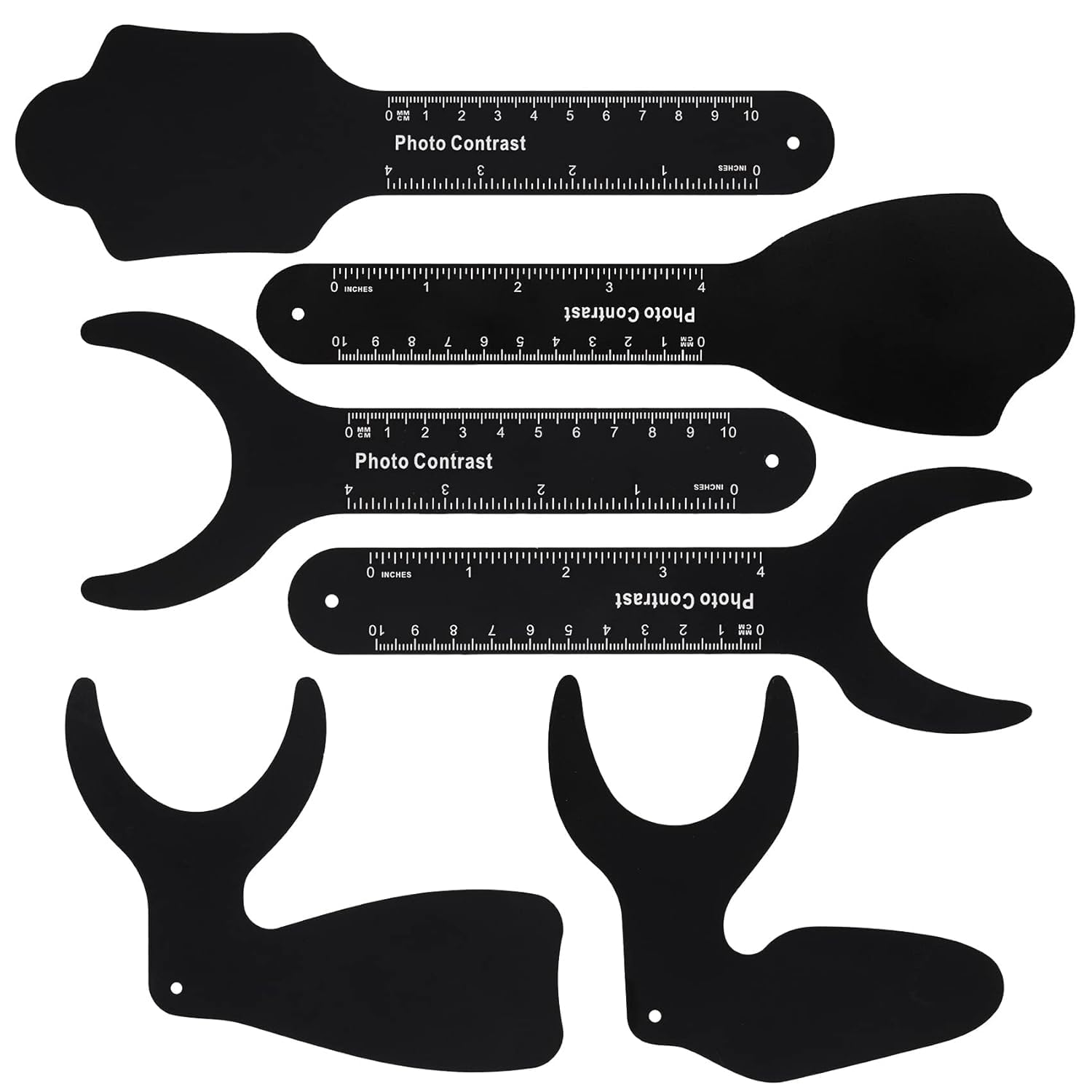 Dentosmile (6 Pcs) Dental Photography Black Background, PVC Photo Backdrop Board Plate Contrast Image Oral Intraoral Photographic Tooth Contraster Orthodontic Tool-image-22