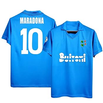ナポリ　ユニフォーム　10 Amazon | ナポリ 87-88 レトロ 10番 マラドーナなユニホーム