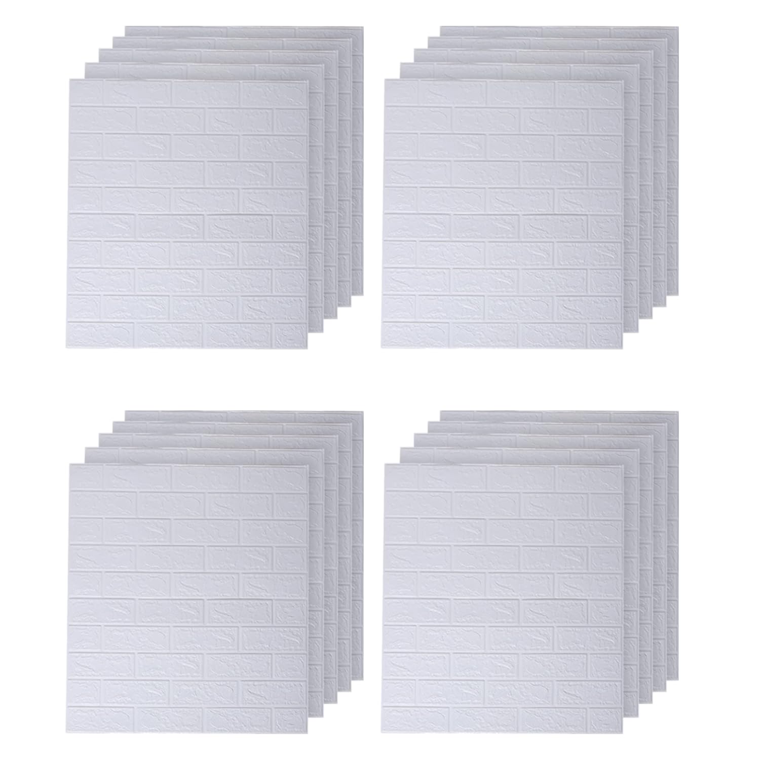 Kuber Industries Foam Brick Pattern 3D Wallpaper for Walls|Soft PE Foam|Easy to Peel, Stick & Remove DIY Wallpaper|Suitable on All Walls|Set of 5 Sheets, 70 cm X 77 cm (Pack of 4) (B0CVH9RRHD) Amazon Price History, Amazon Price Tracker
