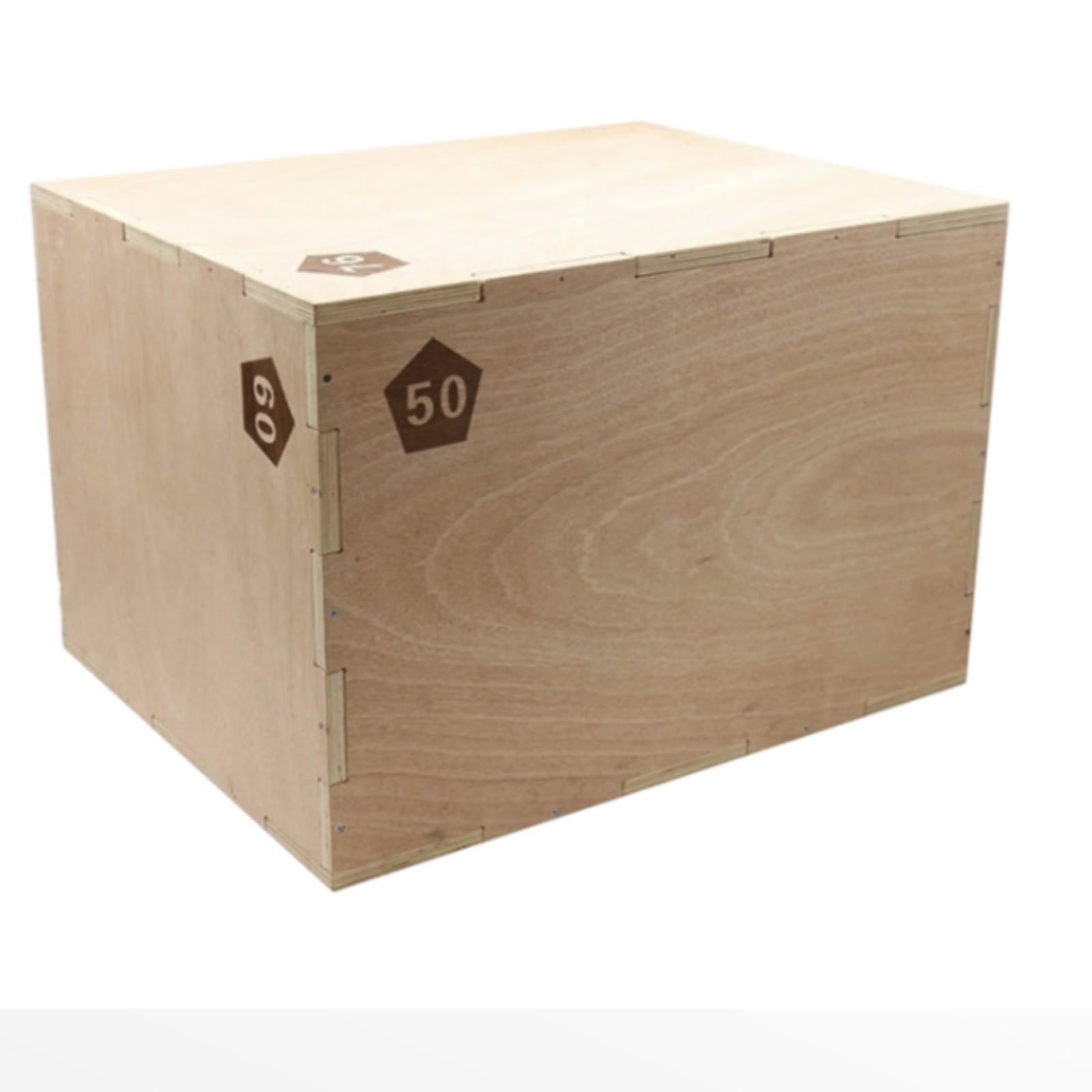 Box Pliometrico in Legno Stabile Scatola Pliometrica con Maniglie Resistente Pedana Fitness per Atleti, Palestra Domestica